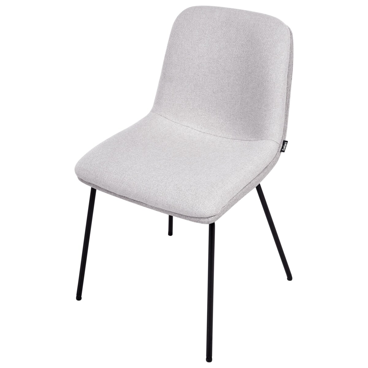 Zestaw 2 krzeseł do jadalni LORIDA Jasnoszary