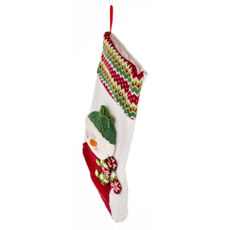 Skarpeta na prezenty 46x26x4 cm NEGULO w zielonej czapce