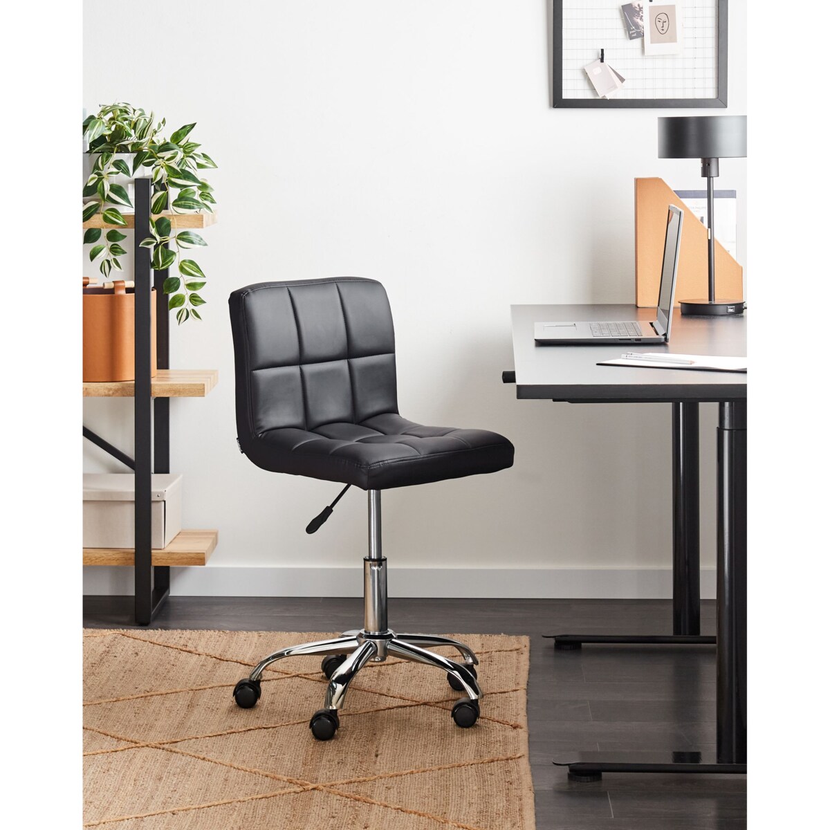 Fotel biurowy Czarny MARION