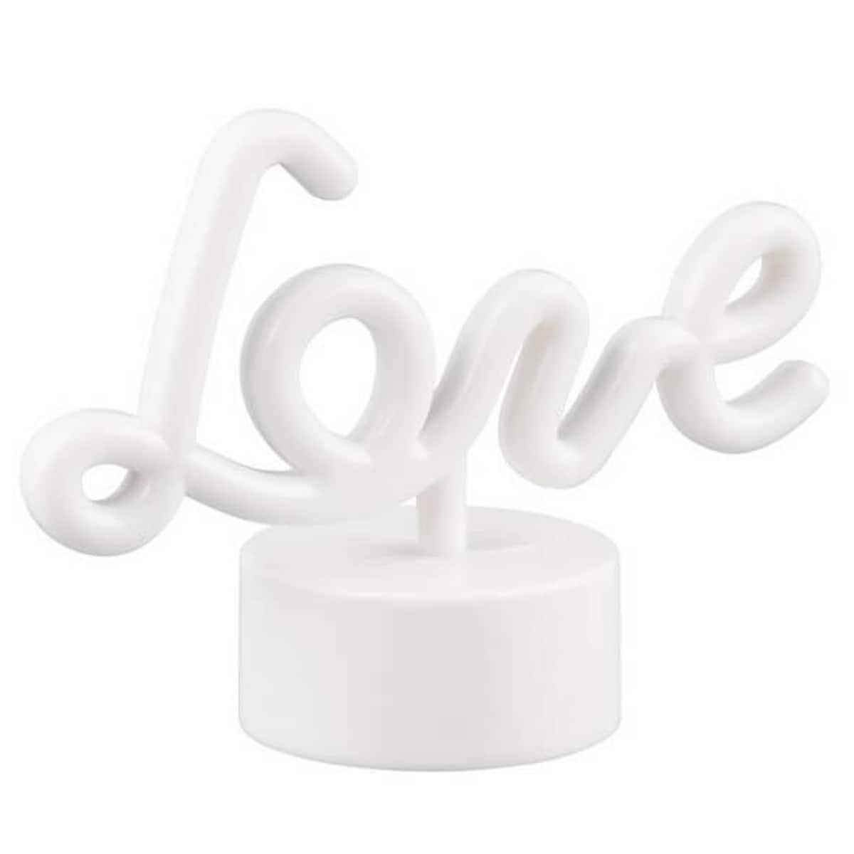 Stołowa lampa love Amor R55931101 RL Light LED 1W USB różowy biały