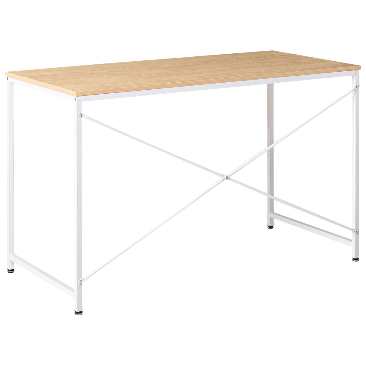 Biurko ANDASTE Jasny brąz/ biały 120 cm 60 cm