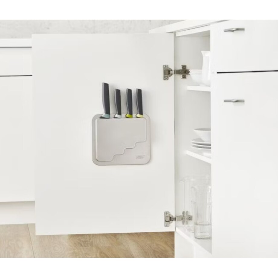 Zestaw noży Elevate w bloku na drzwiczki, 22 x 19 cm, Joseph Joseph