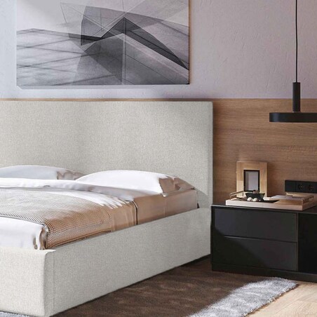 Mesonica Łóżko Bufo, jasny beż 180x200