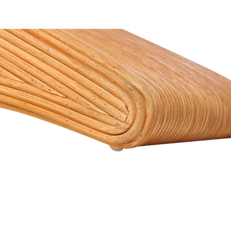 Leżak ogrodowy AIROLE Rattan Brązowy
