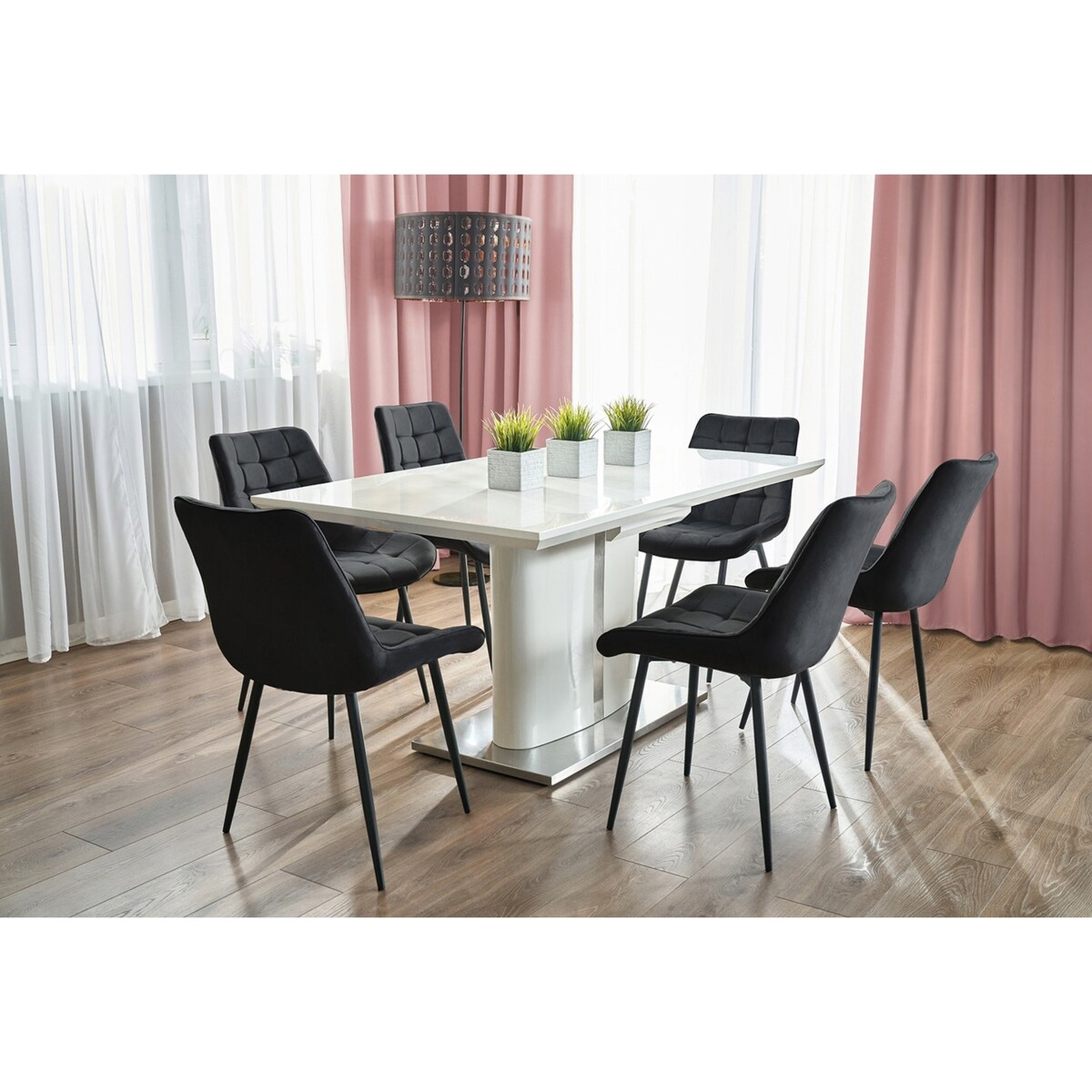 2 X Krzesło Do Jadalni Kuchni Salonu Do Jadalni Kuchni Stołu Zestaw Komplet Misty Czarne