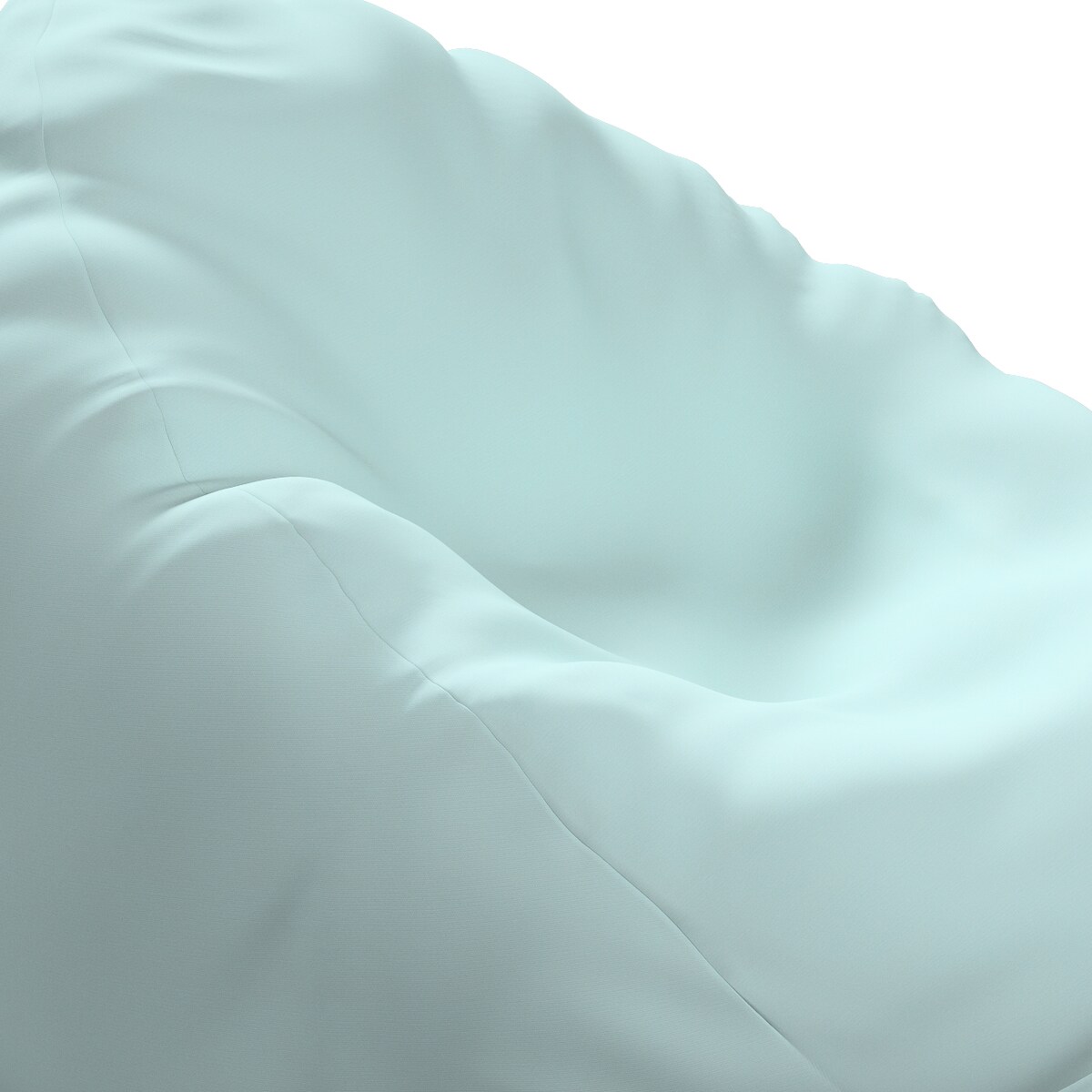 Worek do siedzenia Bowli, pastelowy błękit, Ø60 x 105 cm, Cotton Story