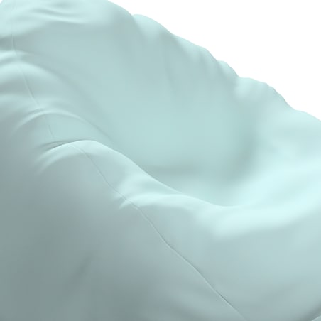 Worek do siedzenia Bowli, pastelowy błękit, Ø60 x 105 cm, Cotton Story