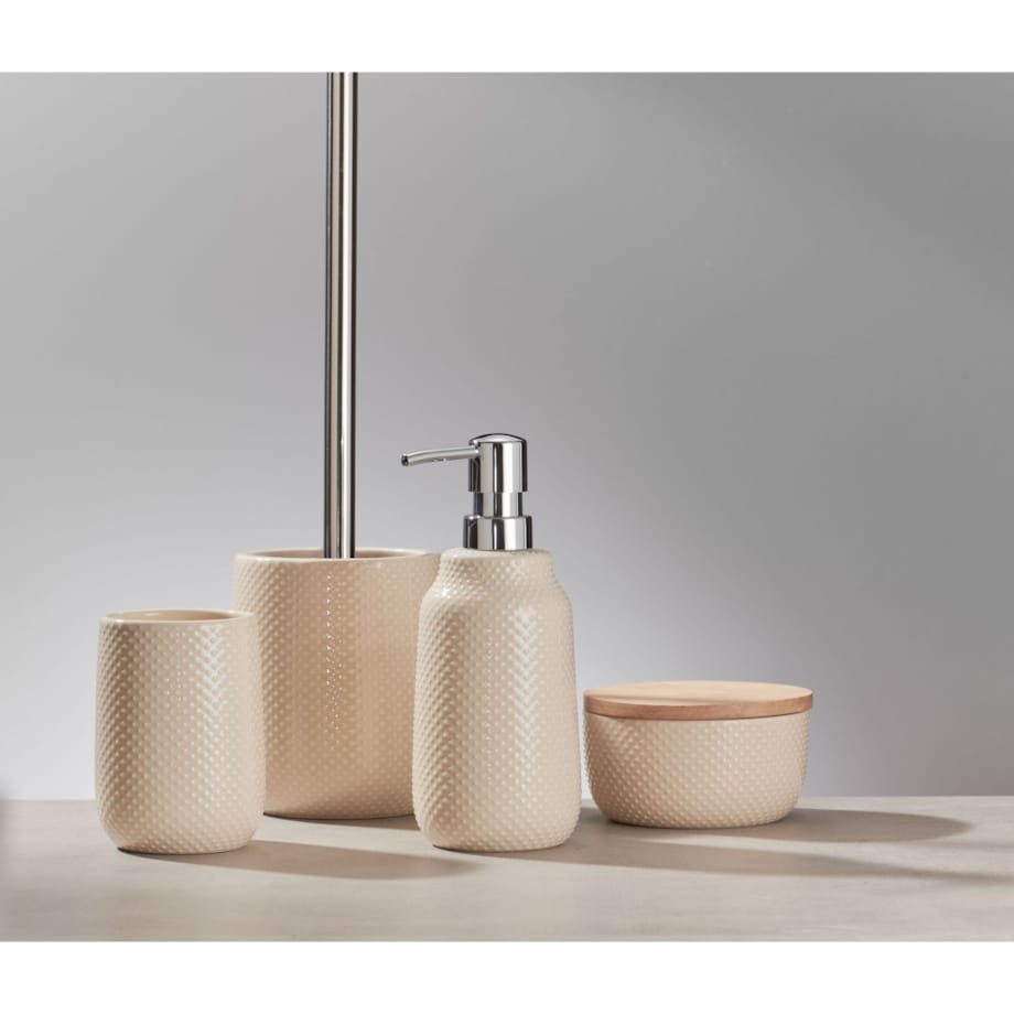 Kleine Wolke Dotty Kubek łazienkowy beżowy