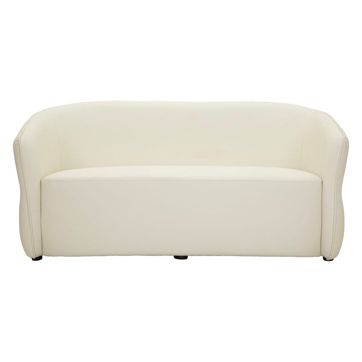 Sofa Minsk, kolor biały i złoty, drewno sosnowe, płyta MDF i poliuretan (PU), 160 x 84 x 77 cm, styl nowoczesny, do salonu, Mauro Ferretti