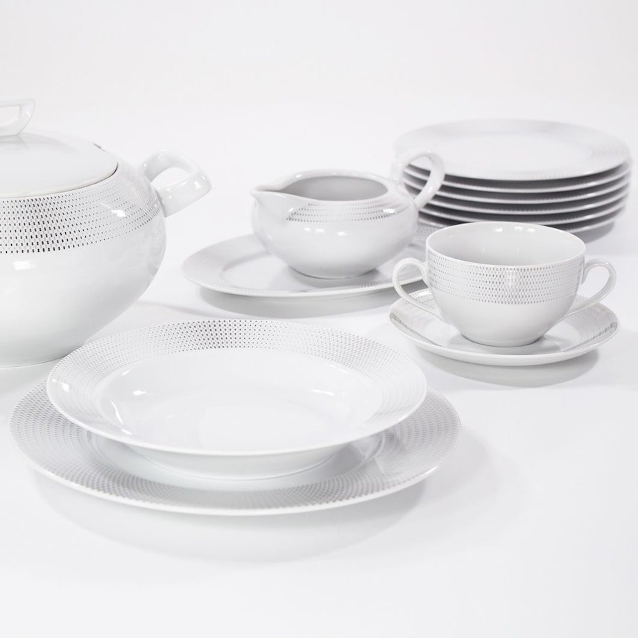 Serwis obiadowy dla 12 osób 44 el. Yvonne Ola G465