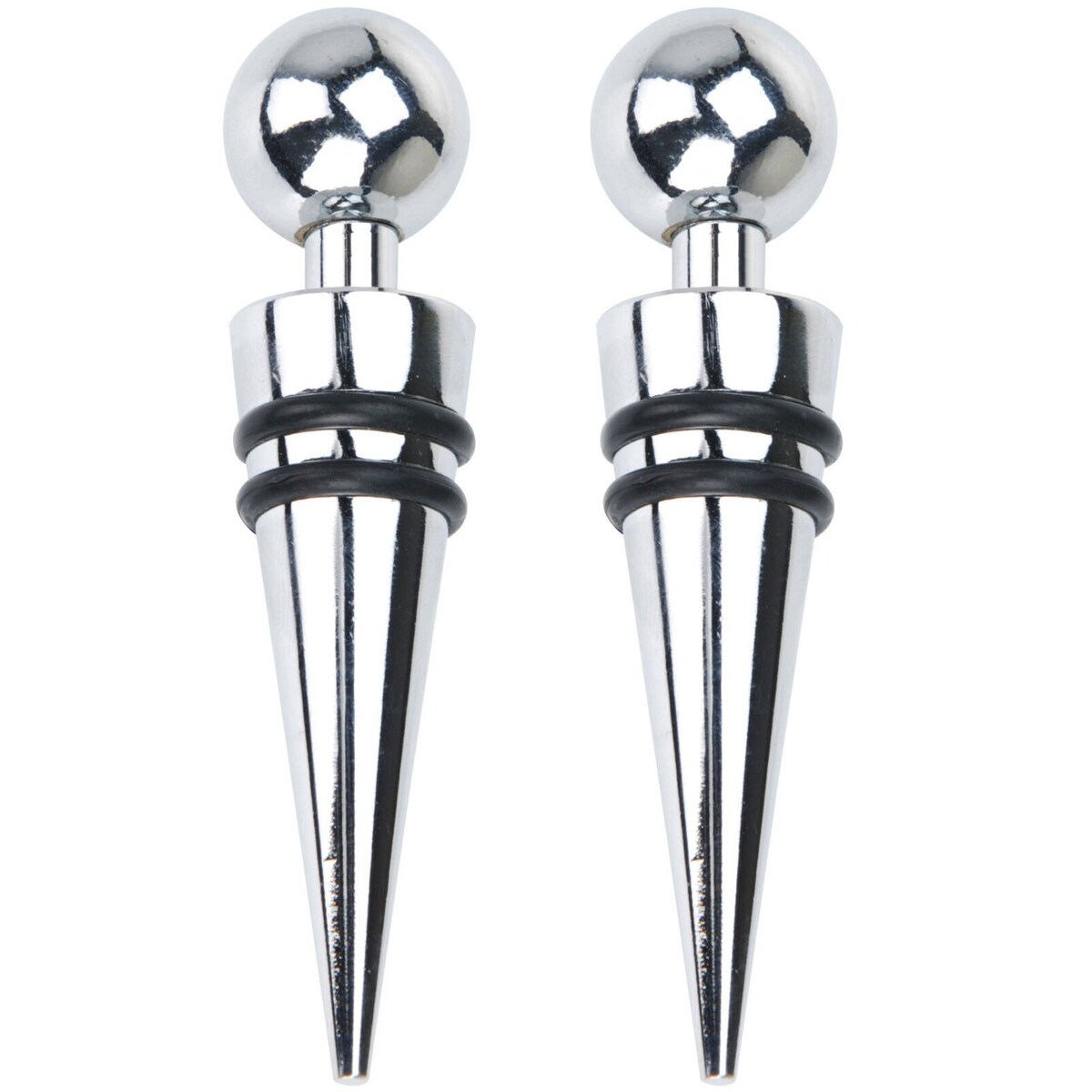 Korek do wina, wielorazowy, metalowy, 2 sztuki