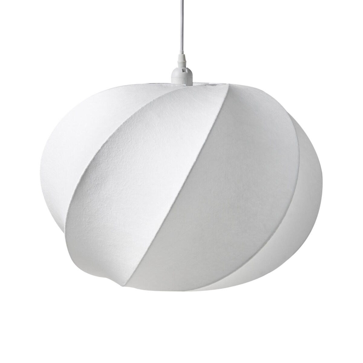 Lampa wisząca MAQUINE Jedwab syntetyczny Biały