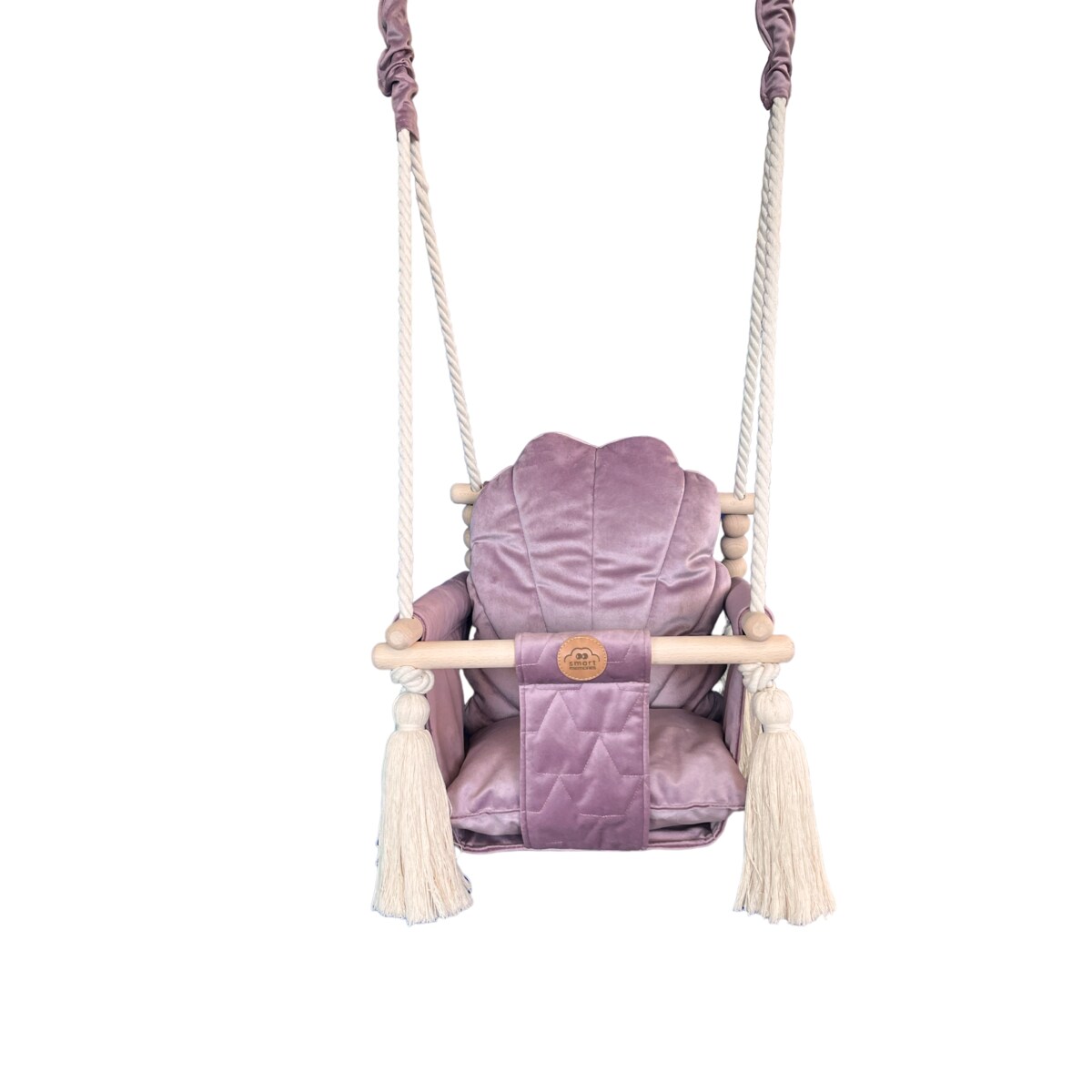 Huśtawka klasyczna - shell velvet wrzos