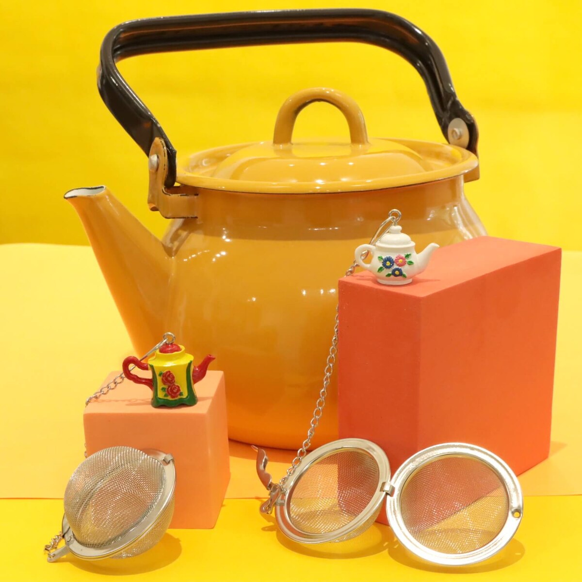 Metalowy zaparzacz Imbryk kulka zes stali nierdzewnej - idealny do parzenia herbaty, ziół, wielokrotnego użytku