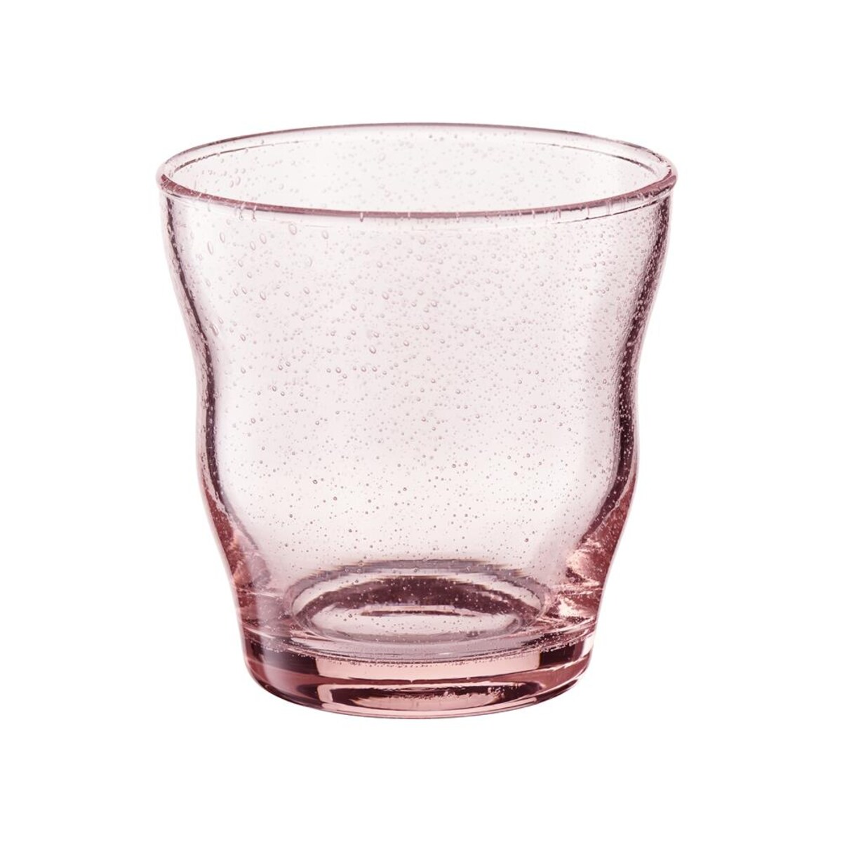 VILLA ITALIA Szklanka różowa 300 ml PERLATO