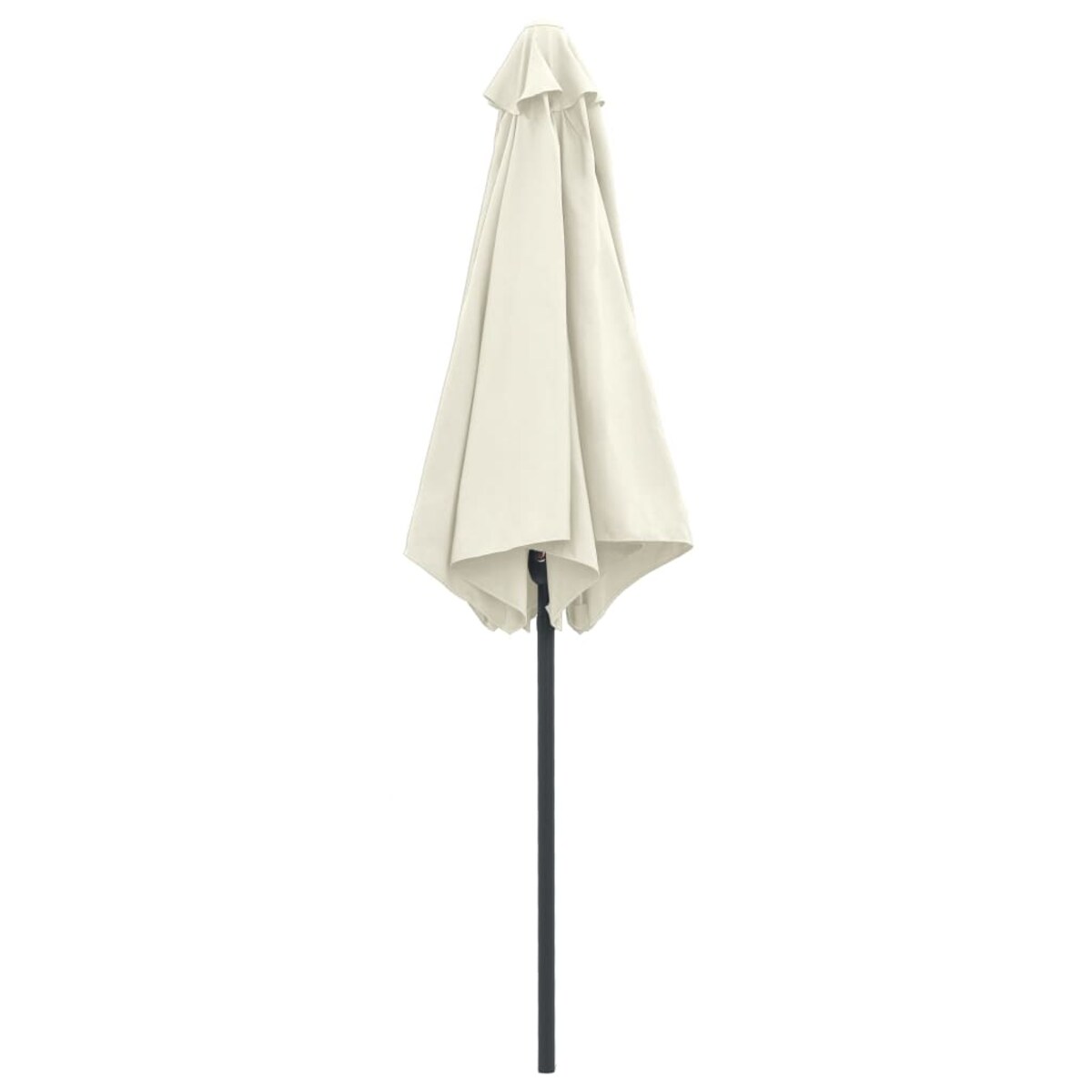 vidaXL Parasol ogrodowy na aluminiowym słupku, 270x246 cm, piaskowy