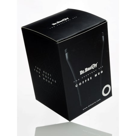 Kubek na kawę termiczny Dr.Bacty Apollo 227 ml - Cudnie - czarny