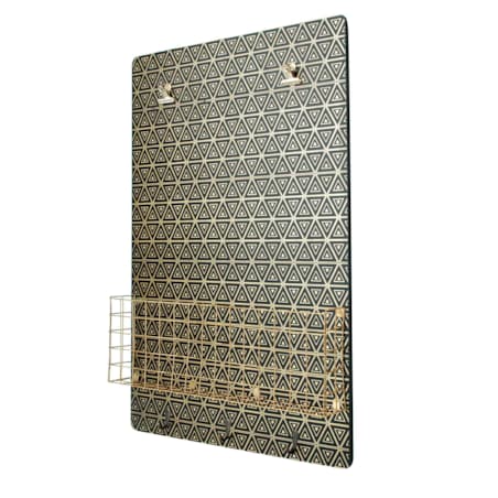 SARA GOLD Tablica z półką 40x6x60cm wyprzedaż