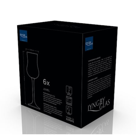 Kieliszki do wina deserowego Juvel 90 ml 6 sztuk 916025