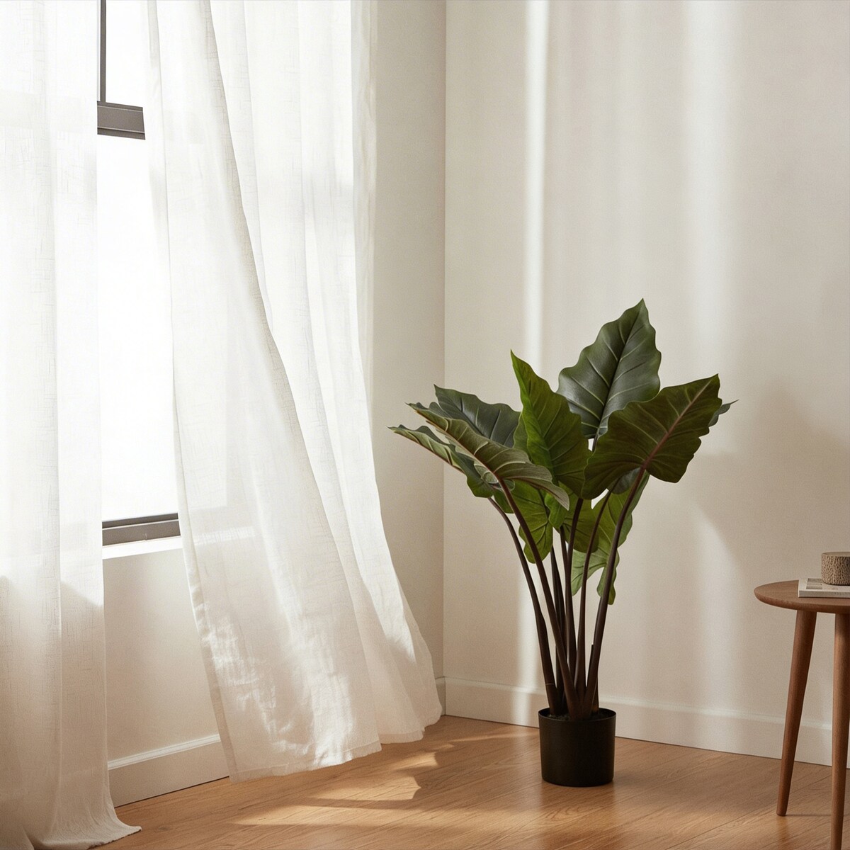 Kwiat Sztuczny Roślina Doniczkowa 100Cm Wysokości Zielona Jak Żywa Ozdoba