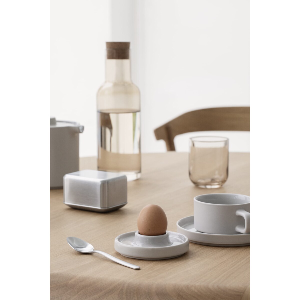 Podstawki na jajka PILAR, mirage gray, 2 szt.