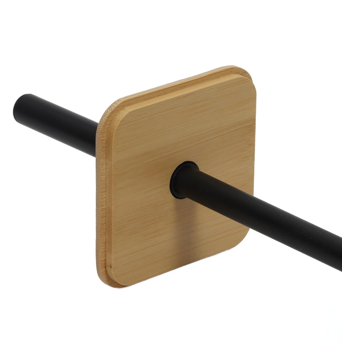 Szczotka WC ZETRU, z bambusowym wieczkiem