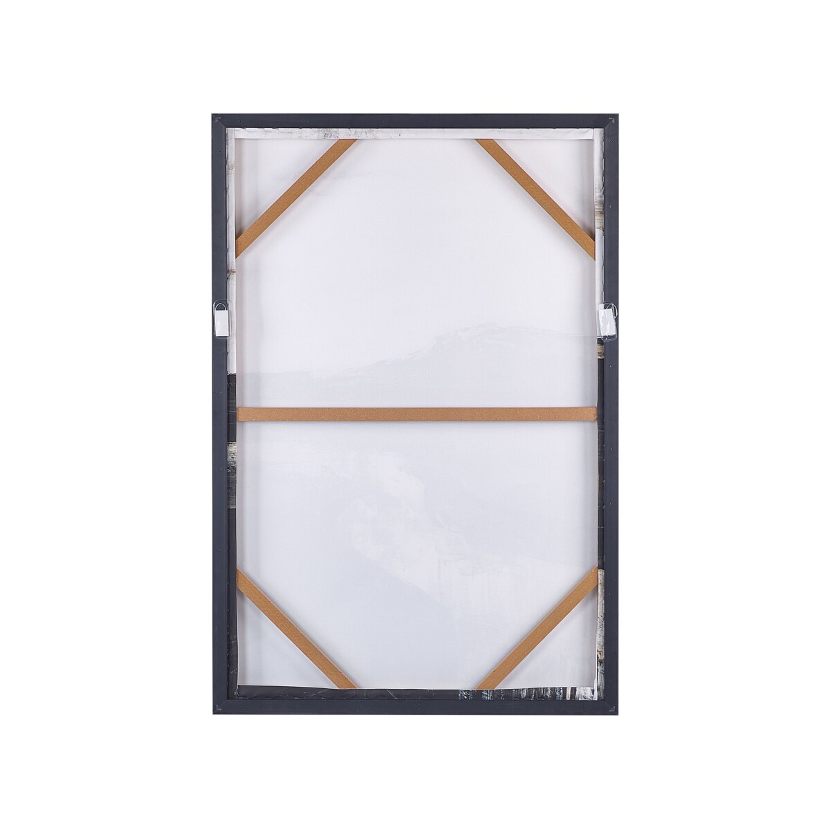 Obraz na płótnie STATTE Motyw abstrakcyjny 63 x 93 cm Czarny