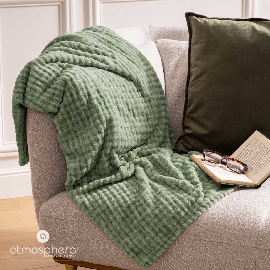 Pled 125x150 cm SELATU zielony