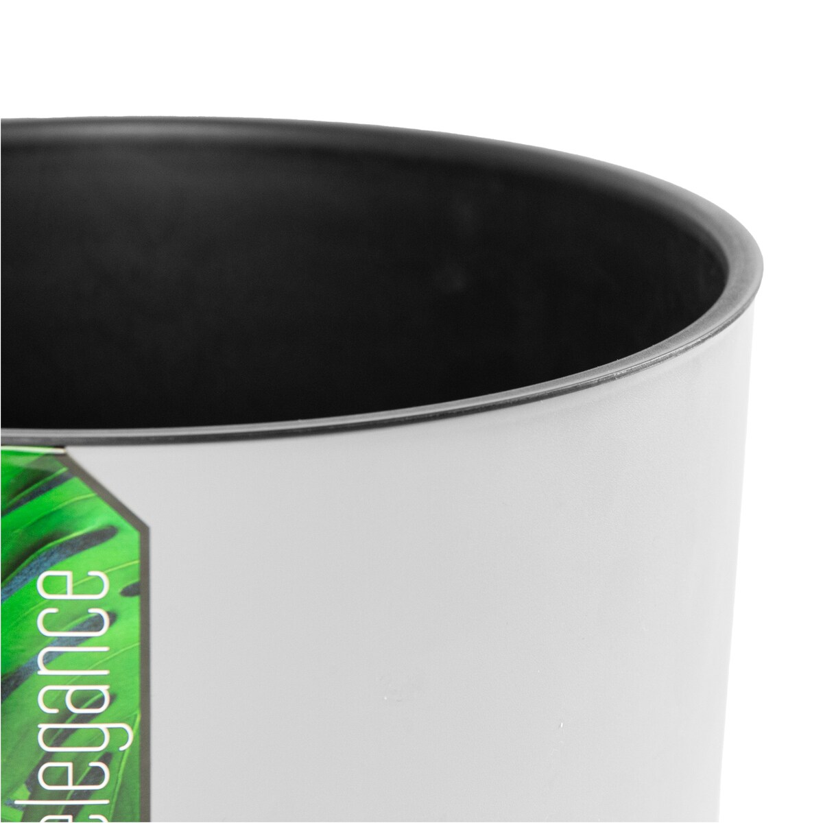 Doniczka Donica Ogrodowa 25 Cm Okrągła Na Taras Do Ogrodu Domu Biała