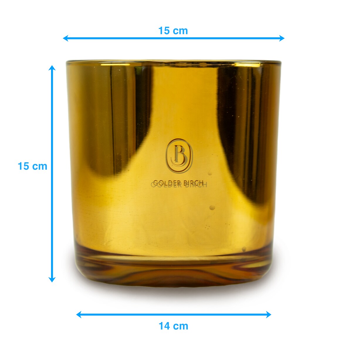 Świeca Szklana Świeczka Świąteczna Dekoracja Świąteczna 40H Palenia Żółta