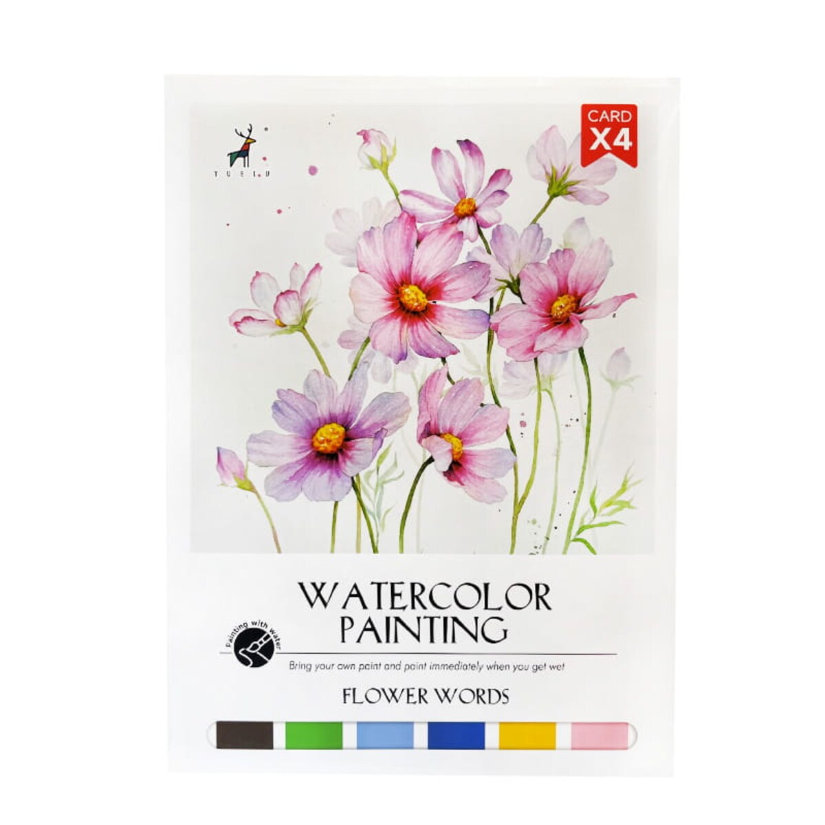 Malowanie akwarelą - Poezja kwiatów - 4 elementy
