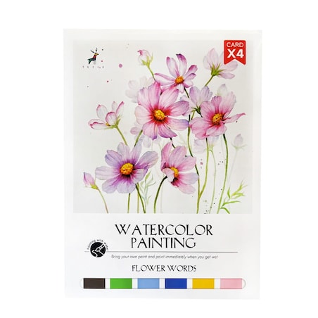 Malowanie akwarelą - Poezja kwiatów - 4 elementy