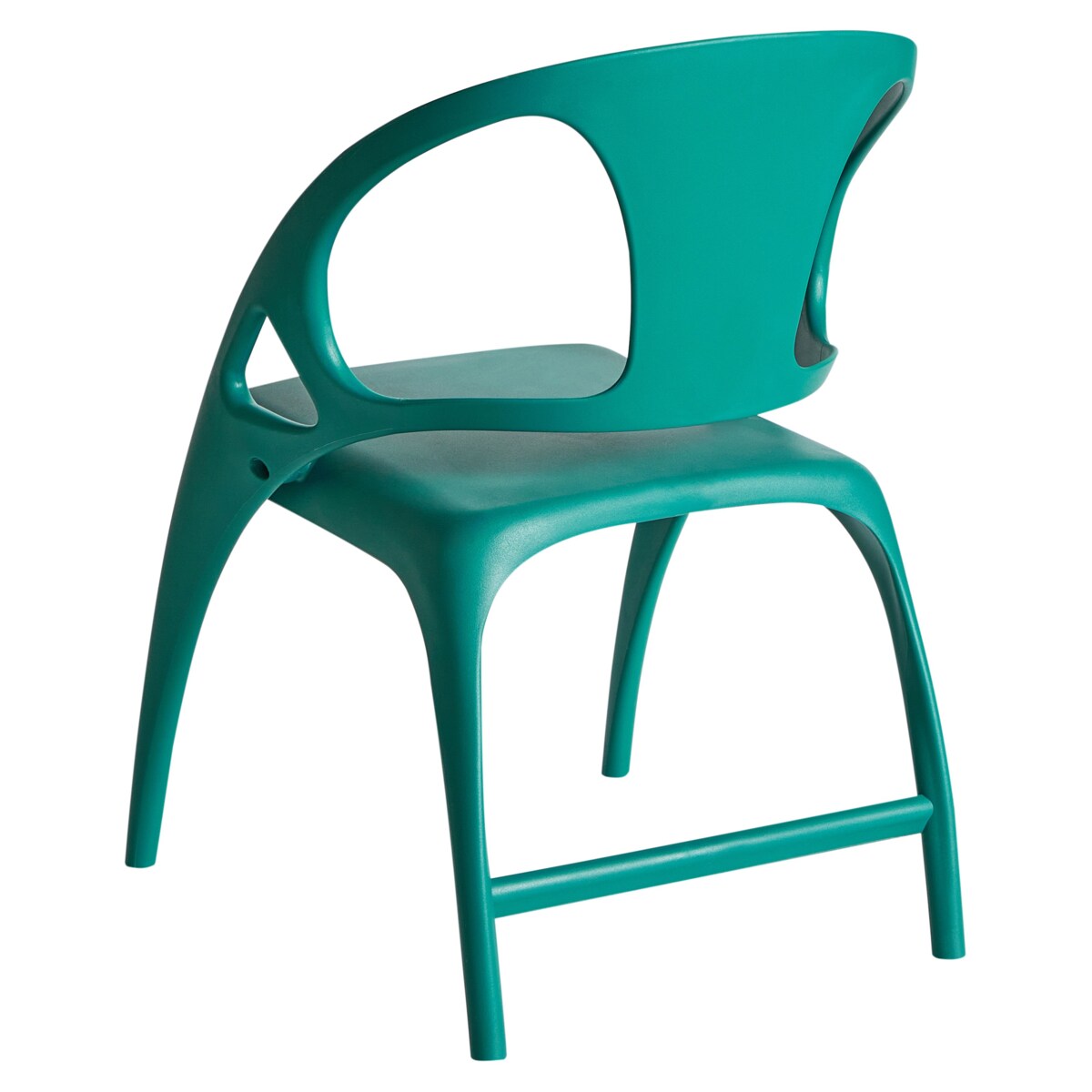 Zestaw 4 krzeseł ogrodowych Składane NEMI Lazurowy