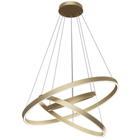 Wisząca lampa pierścienie Rim MOD058PL-L100BS3K Maytoni LED 115W 3000W mosiądz