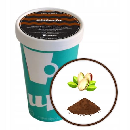 Kawa PISTACJOWA aromatyzowana mielona arabica deserowa Cup&You 200g PREMIUM - kawa smakowa