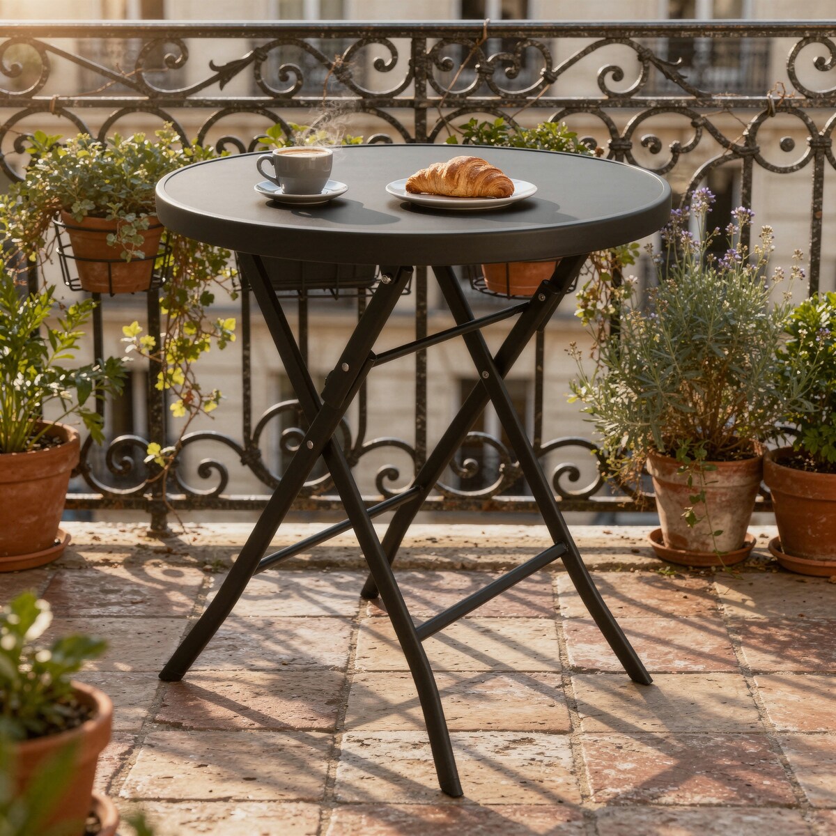 Stół ogrodowy JUMI stolik składany balkonowy kawowy