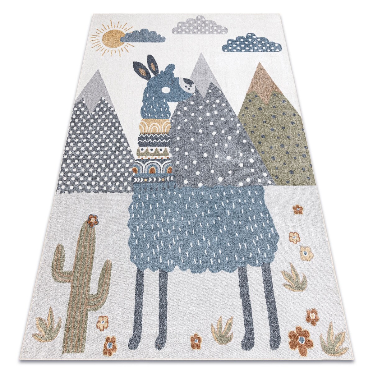 Dywan BONO 8275 Lama kremowy / jasny szary 200x290 cm