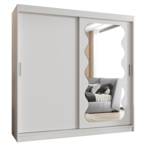 Szafa przesuwna SPOTI 200 biały