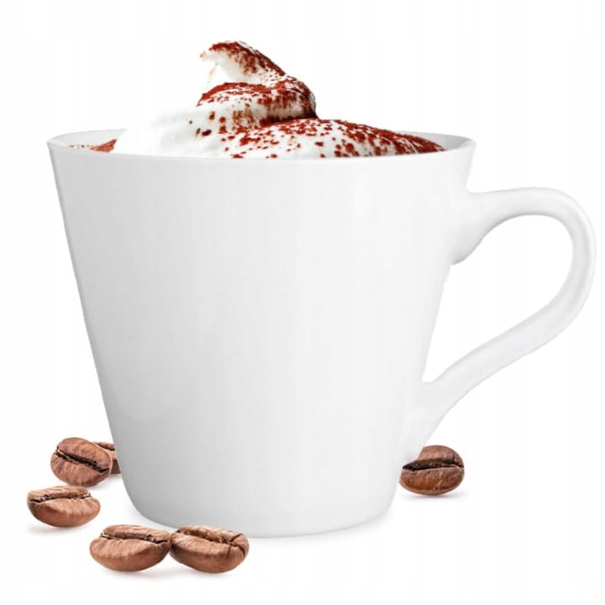 Ceramiczna Filiżanka maja z Uchem 230 ml do Kawy Herbaty Kakao 6 szt Zestaw