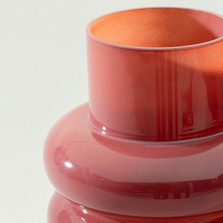 Wazon szklany Rosso 16x24 cm, 16x16x24 cm