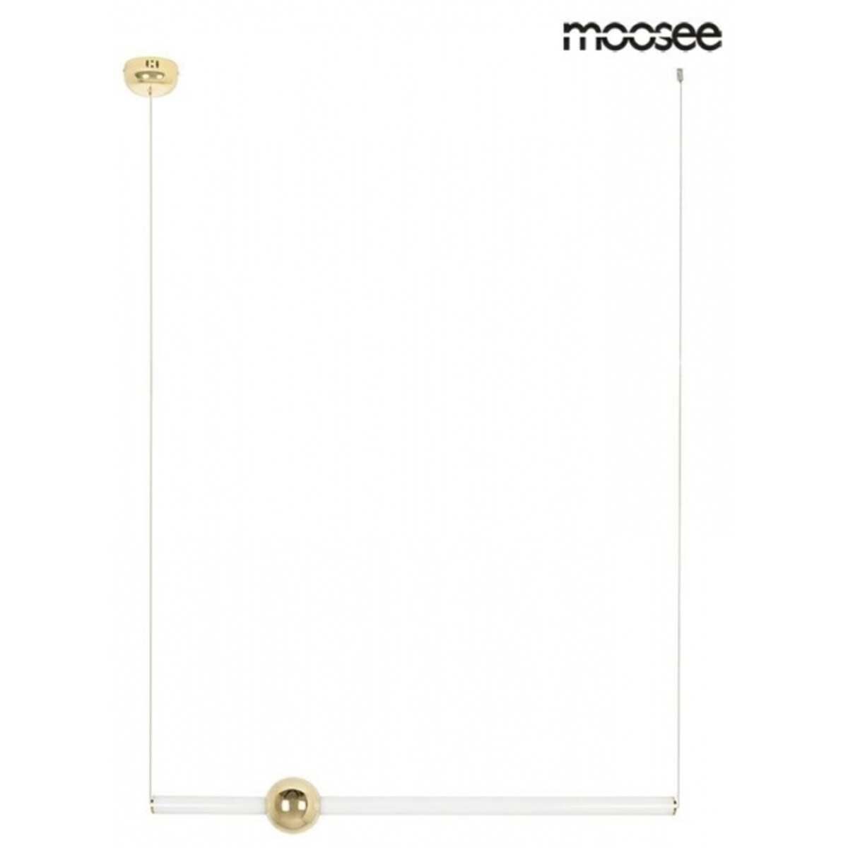 Lampa wisząca Libra 90 IN MSE010100222 biała złota