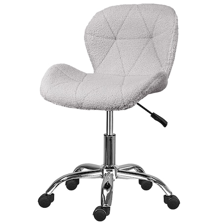Fotel do biura obrotowy nowoczesny szary