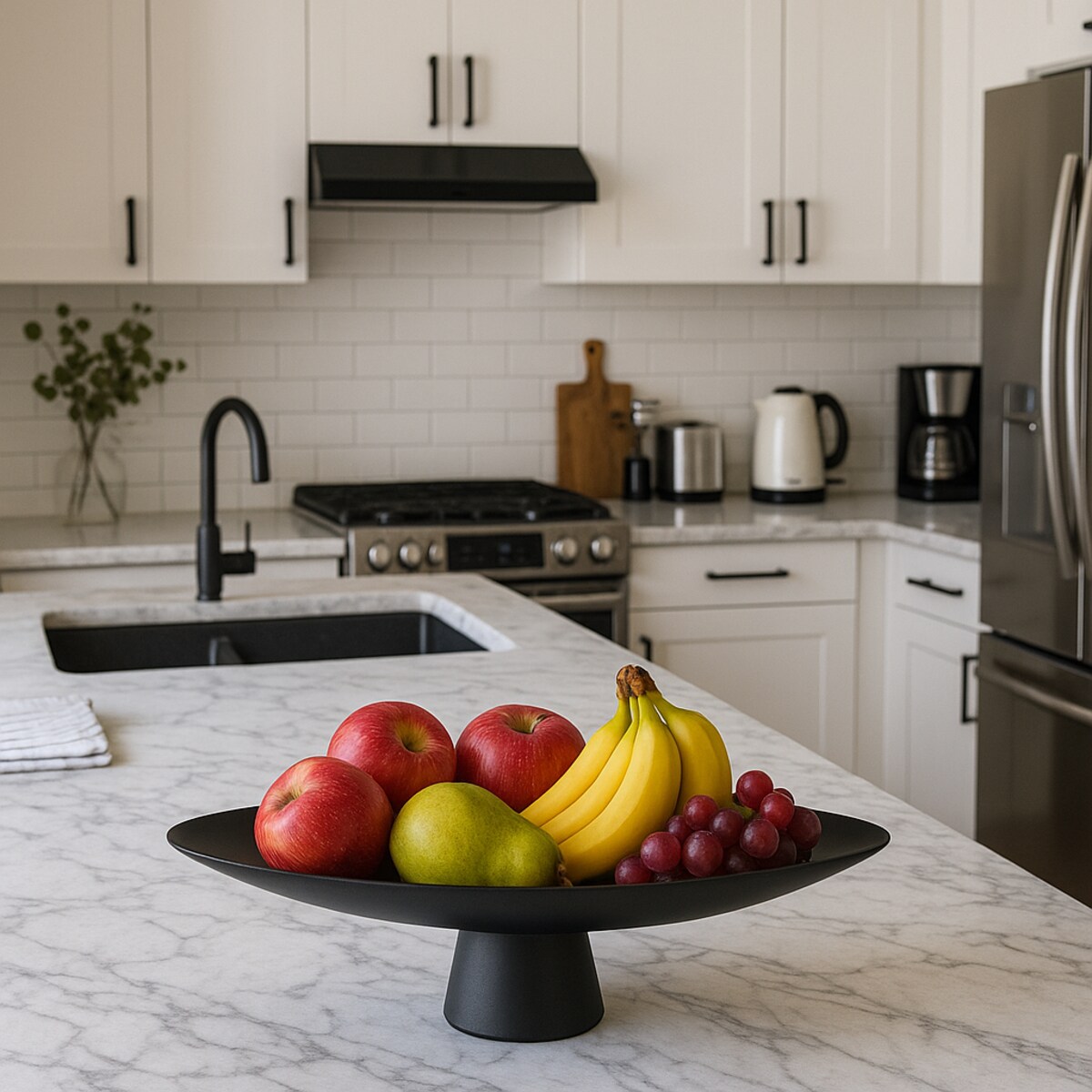 PATERA DEKORACYJNA PAELLO L CZARNA