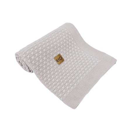 Kocyk bambusowy dla dziecka PUDROWY RÓŻ