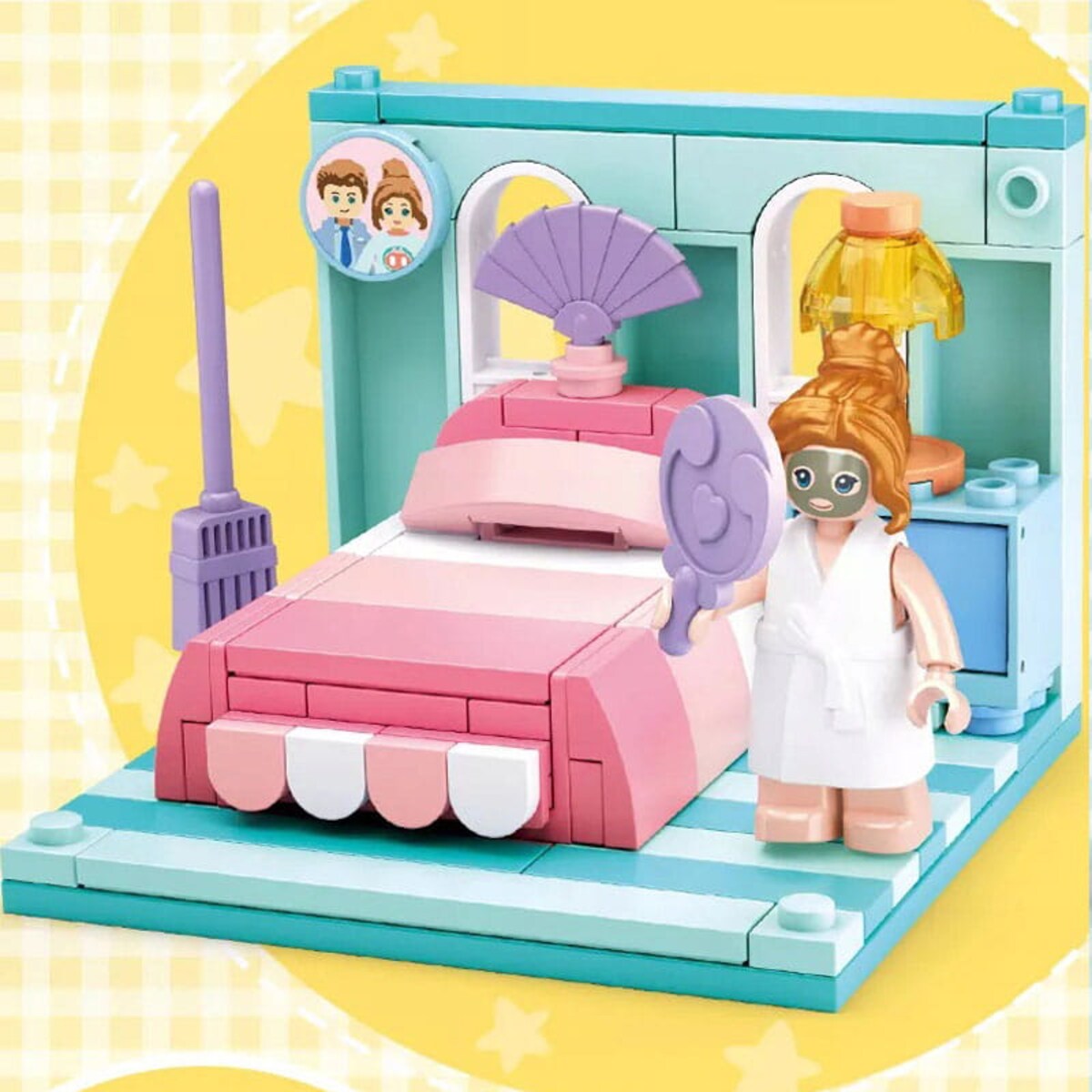 SYPIALNIA - mini pokoik klocki - Sluban - 109 elementów