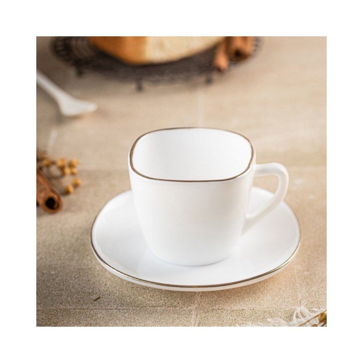 Kinghoff zestaw kawowy 6 filiżanek ze spodeczkami Opal 62396