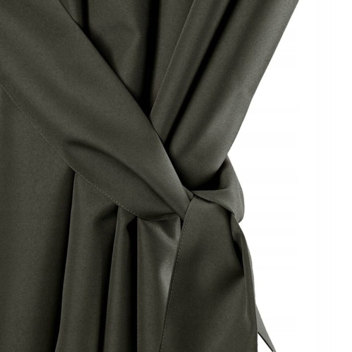 Zasłona Ogrodowa Tarasowa Wodoodporna 155 x 200 cm Grafitowa na Szelkach Rzep