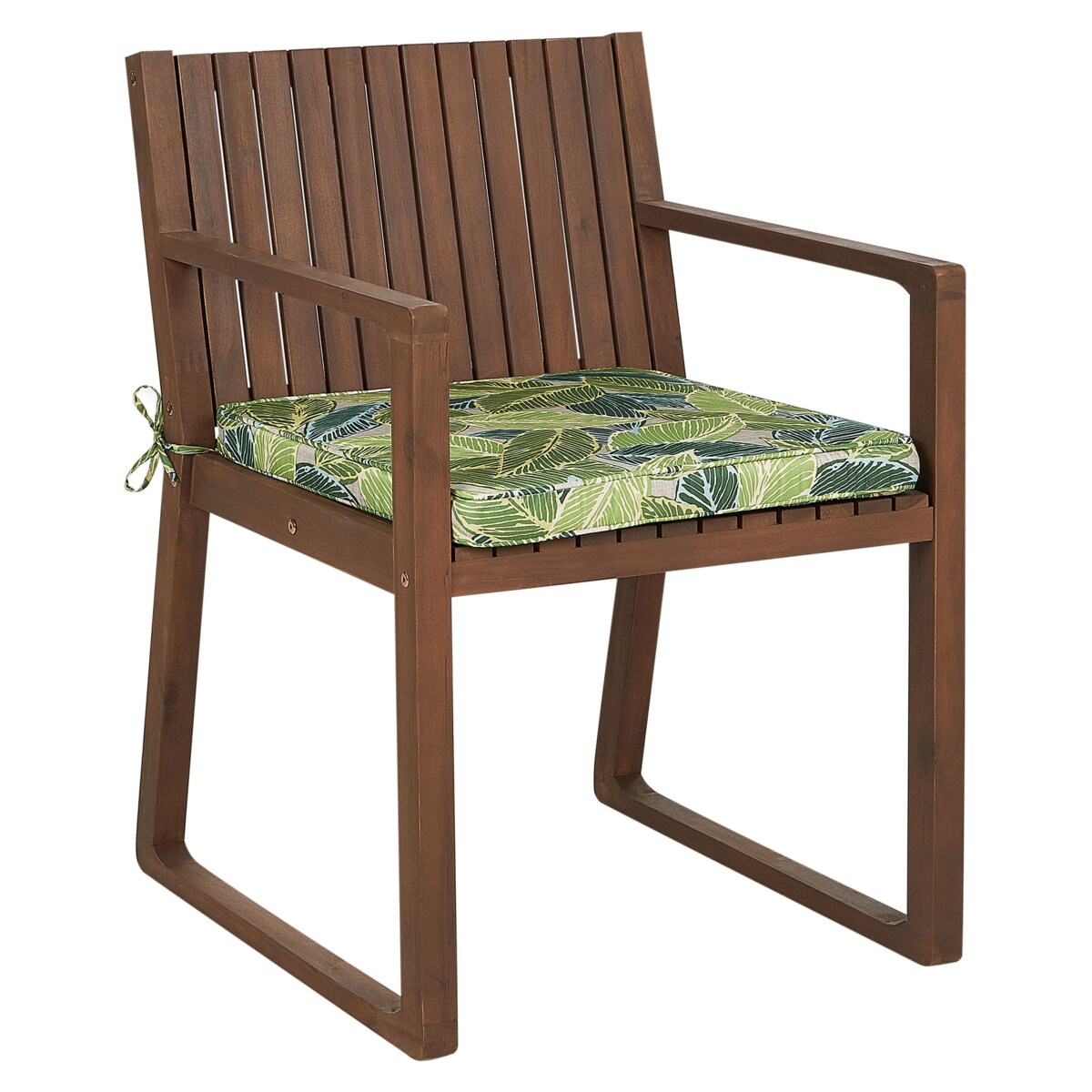 Krzesło ogrodowe Zestaw 8 Drewno Jasnozielony SASSARI