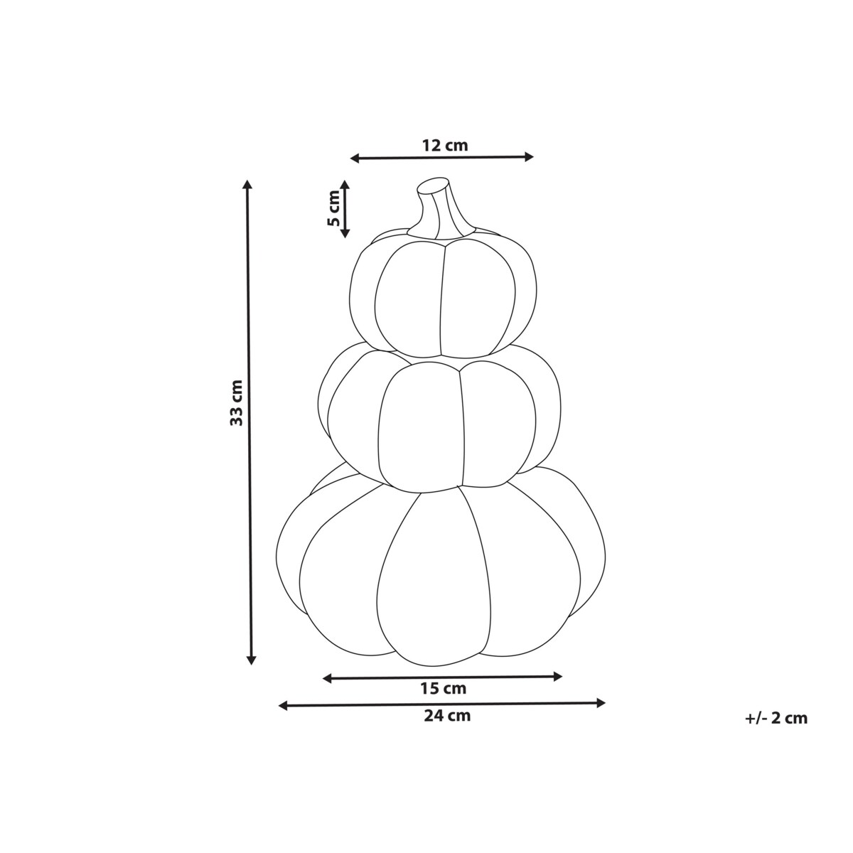 Figurka dynia pomarańczowa KALAMATA