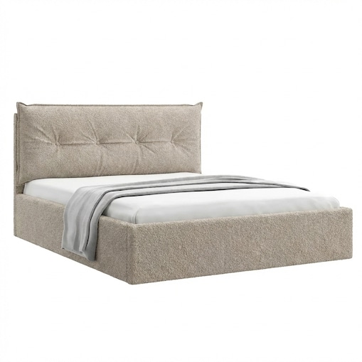 Łóżko Tapicerowane Regal 120X200 Stelaż Pojemnik Na Pościel Loop 03